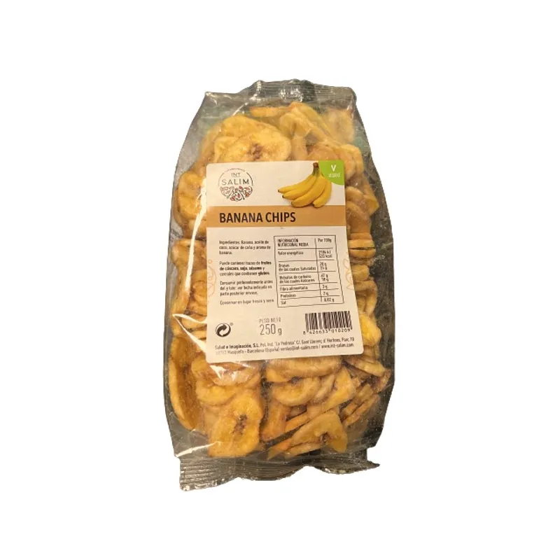 Plátano deshidratado int-salim 250 g, Eco-salim