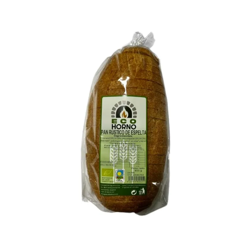 Pan rustico espelta -horno BIO 450 g, Eco Horno