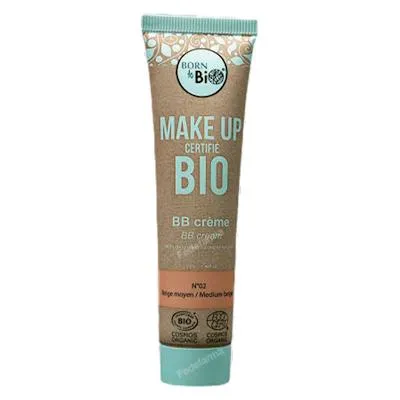 Bb cream organica N2 Medium Beige 25 ml, Born To Bio