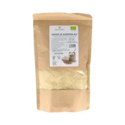 Harina de almendra sin gluten BIO 400 g, Dream Foods