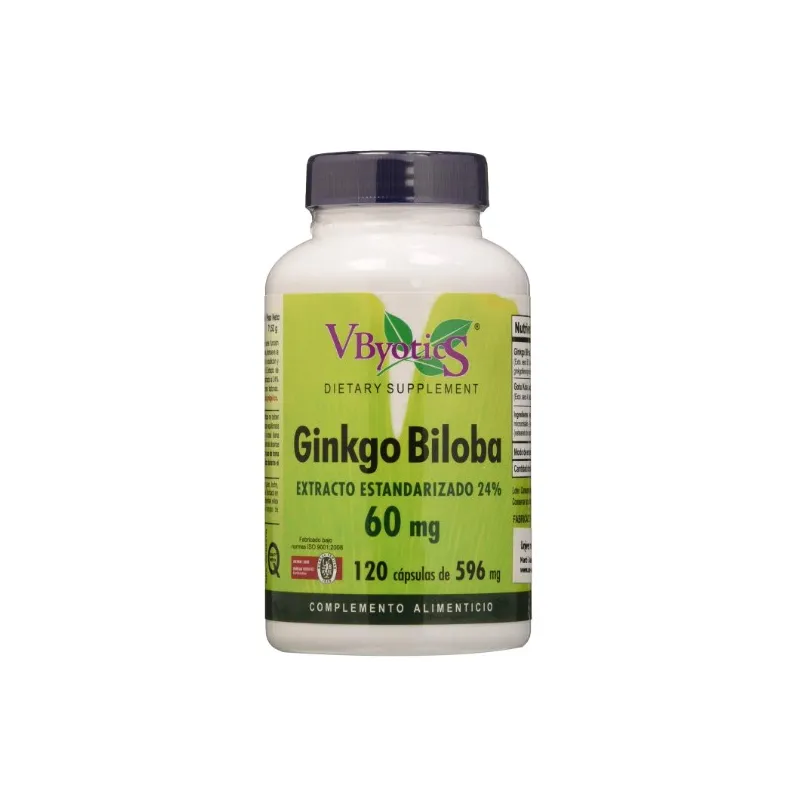 Ginkgo biloba 60 mg 120 cpr, Vbyotics