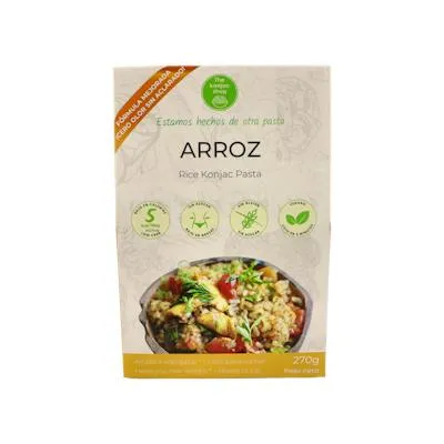 Arroz de konjac sin gluten sin azúcar 200 g, The Konjac Shop