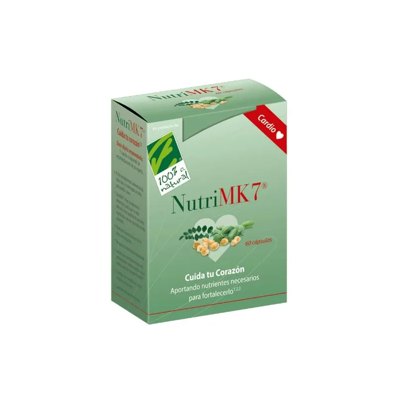 Nutri mk7 cardio 100%natural 60 cápsulas, 100% Natural