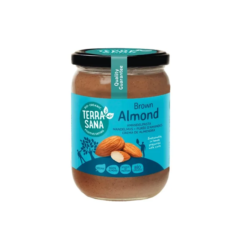 Crema almendras tostadas terrasana 500 g, Terra Sana