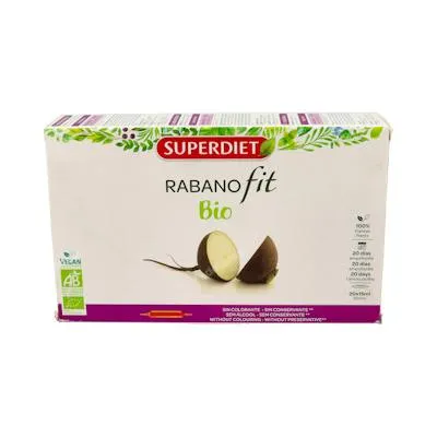 Rabanofit (rabano negro) BIO 20 ampollas, Superdiet