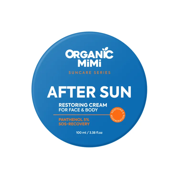 After Sun Restoring Cream Face & Body — | 100 ml, Organic Mimi