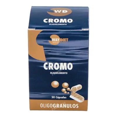 Cromo oligogranulos 50 cápsulas, Waydiet Natural Products