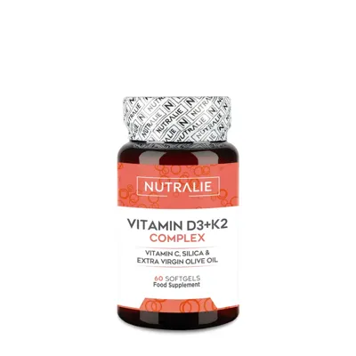 Vitamina D3+K2 Complex 60 cápsulas, Nutralie