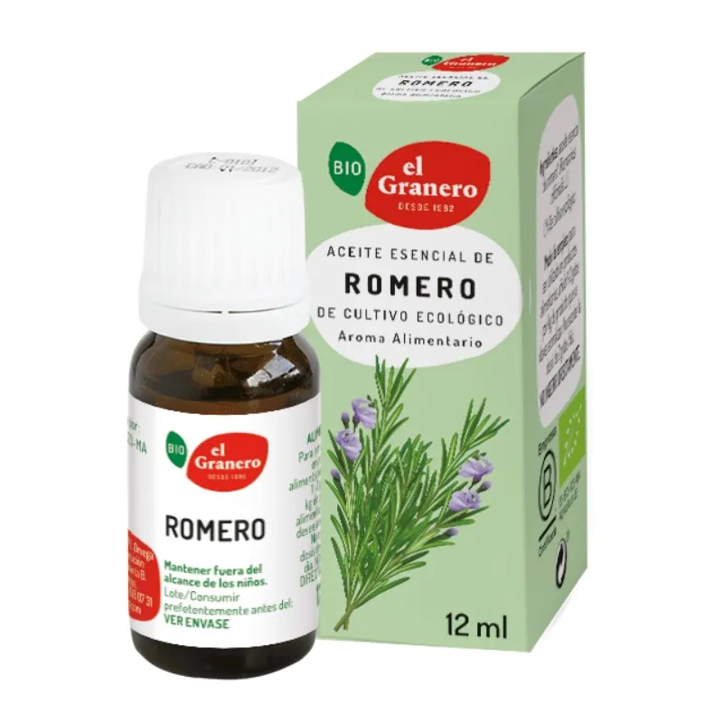 Olio essenziale di rosmarino BIO 12 ml, El Granero