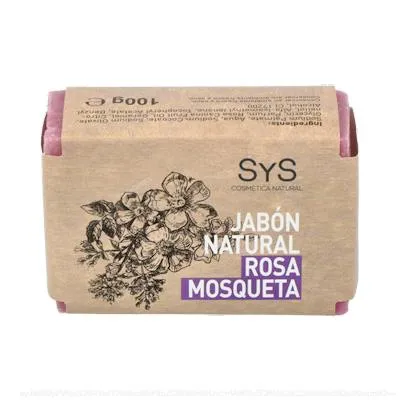 Pack jabón natural rosa mosqueta 8 x 100 g, Sys