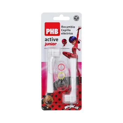 Ersatzkopf elektrische Active Junior Ladybug 2 Stk., Phb