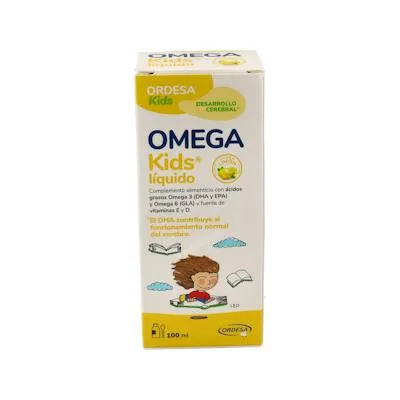 Omegakids Emulsion Zitronengeschmack 100 ml, Ordesa Complementos