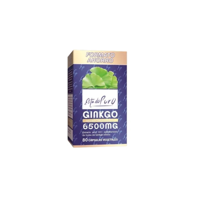 Ginkgo biloba 6500 mg Reinstoff 80 Kapseln, Tongil