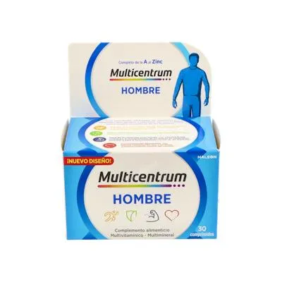 Hombre 30 comprimidos, Multicentrum
