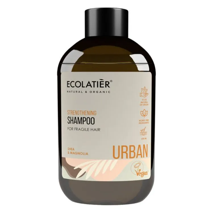 Versterkende Shampoo voor Broos Haar, Shea en Magnolia, Ecolatier