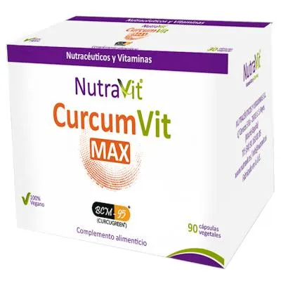 Curcumvit max BCM95 90 cápsulas, Nutravit