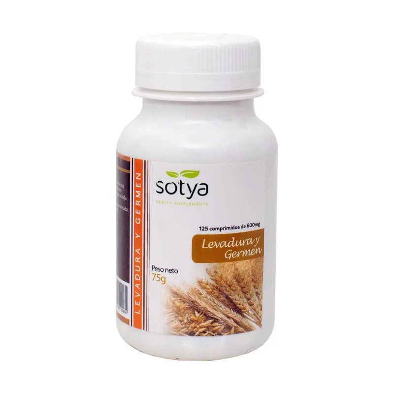 Levadura+germen 125 comprimidos, Sotya