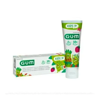 Kids pasta dental infan 2-6 años fresa fluor 50 ml, Gum
