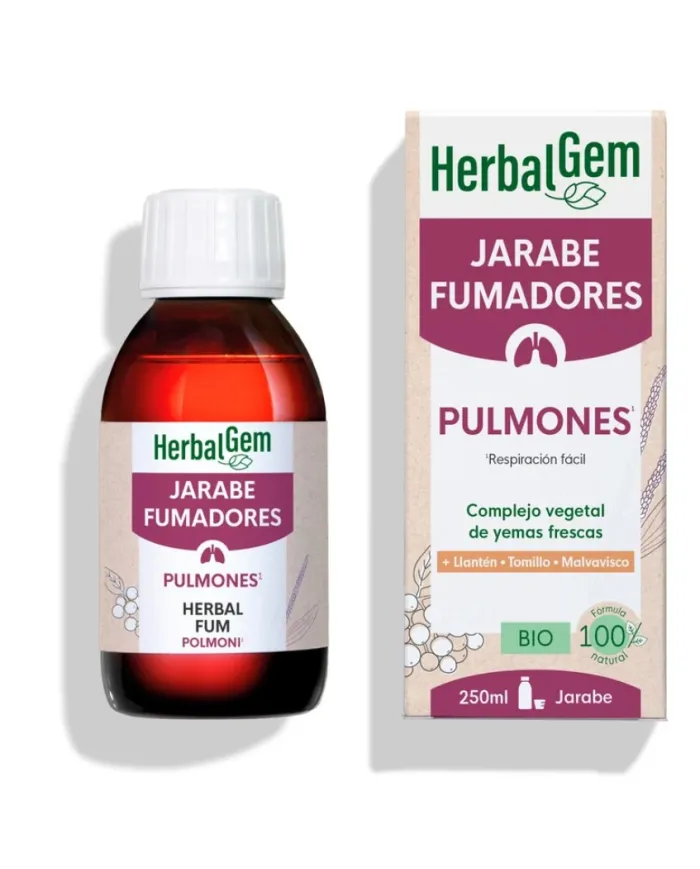 Jarabe fumadores BIO 250 ml, Herbalgem