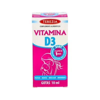 Vitamina D3 gotas 10 ml, Terezia