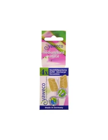 Recambio cepillo natural medium hard, Yaweco