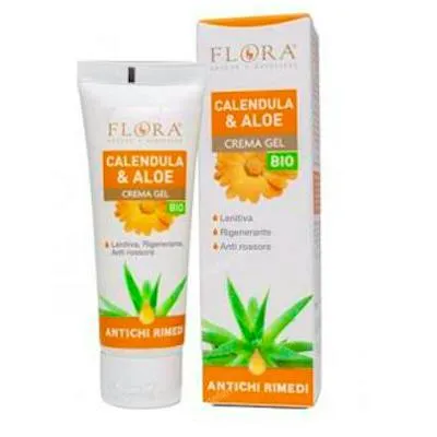 Crema gel caléndula-aloe BIO 75 ml, Flora