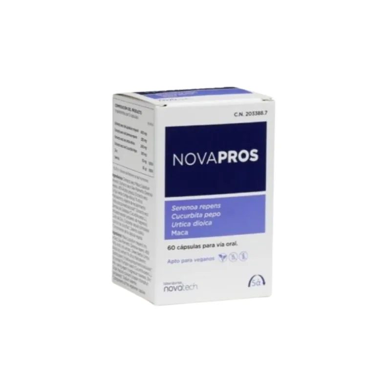 Novapros 60 cápsulas, Novatech