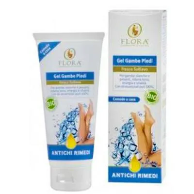 Gel frio piernas-pies cansados BIO 100 ml, Flora