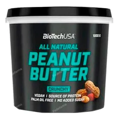 Peanut butter crujiente 1000 g, Biotechusa