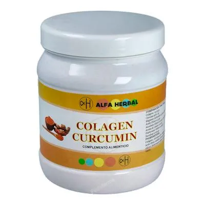 Colagen curcumin polvo 350 g, Alfa Herbal