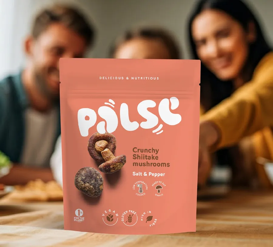 Snack Crujiente de Shiitake con sal y pimienta 40 g, Palse · imagen 5