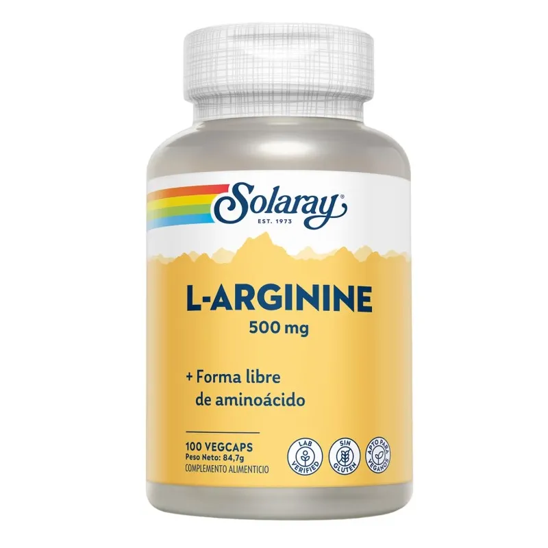 L-arginine 500 mg 100c, Solaray