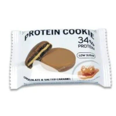 Protein cookie 34% protein choco-caram 18 uds., Pwd Nutrition