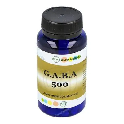 Gaba 500 mg 60 cápsulas, Alfa Herbal