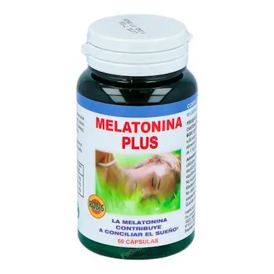 Melatonina plus 60 cápsulas, Robis