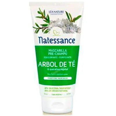 Mascarilla pre-champú árbol té purificante 150 ml, Natessance