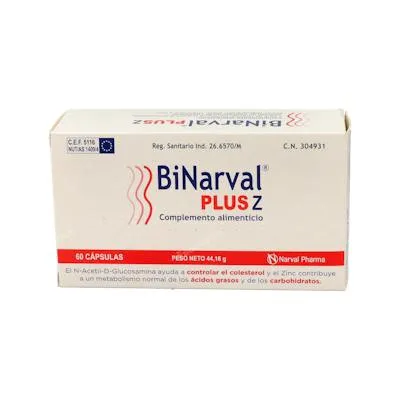 Narval Pharma, S. a. binarval plus Z 60 cápsulas, Narval Pharma, S.a.