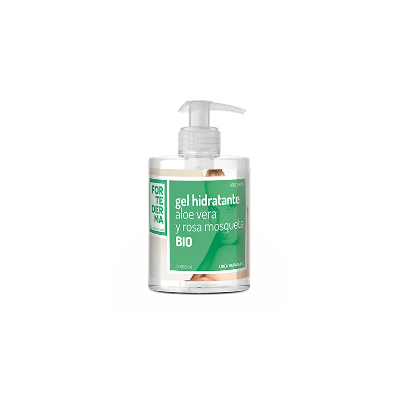 Gel aloe vera rosa mosq hidratan BIO 500 ml, Herbora