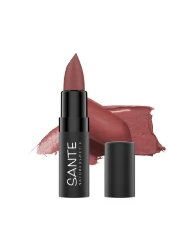Pintalabios mate 04 sheer rosewood, Sante Naturkosmetik