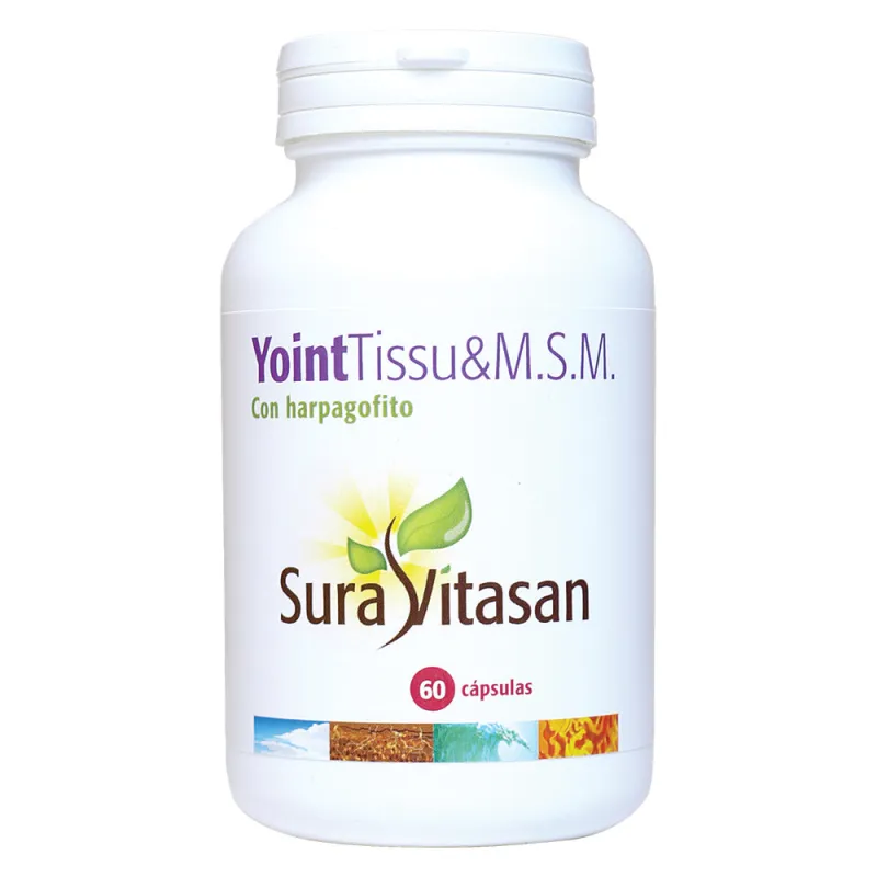 Yoint tissu msm con harpagofito 60 cápsulas, Sura Vitasan
