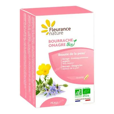 Borraja onagra veg BIO 60 cápsulas, Fleurance Nature
