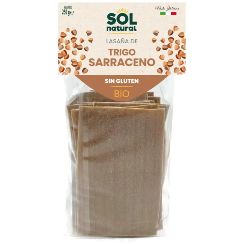 Lasaña trigo sarraceno BIO 250 g, Sol Natural