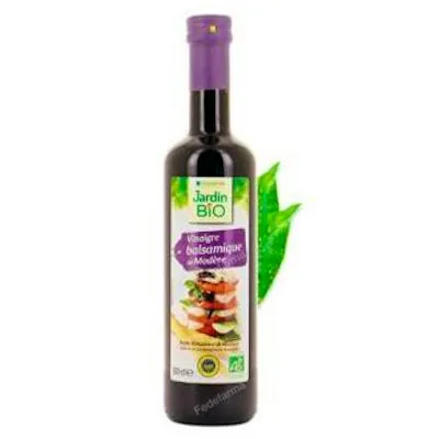 Vinagre balsámico de modena BIO 500 ml, Jardin Bio