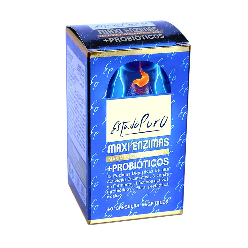 Maxi enzimas+prob e/p 40 cápsulas, Tongil