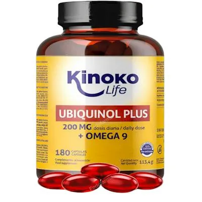 Ubiquinol plus+omega 9 180 capsules, Kinoko Life