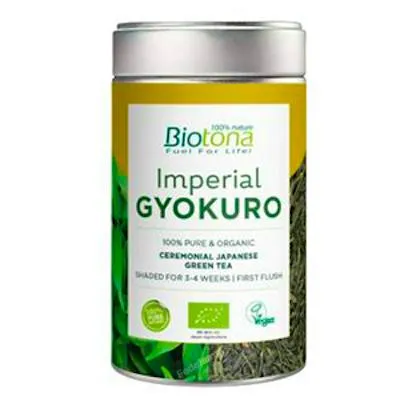 Imperial gyokuro té verde BIO 80 g, Biotona