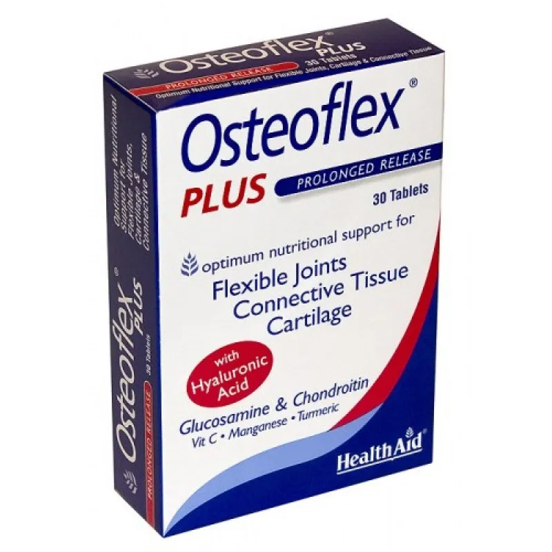 Osteoflex plus mit Hyaluronsäure 30 Tabletten, Health Aid