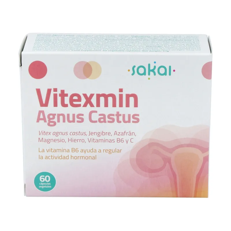 Vitexmin agnus castus 60 cápsulas, Sakai