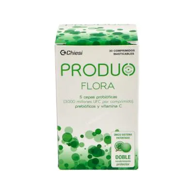 Flora 30 comprimidos, Produo