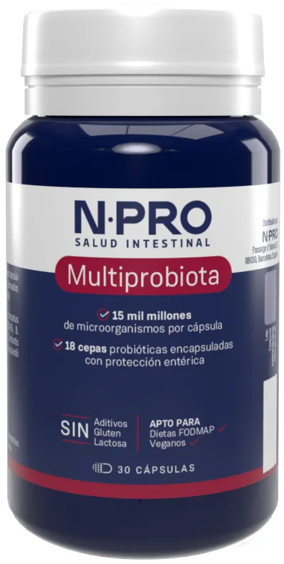 MULTIPRObiota 30 cáps, Npro · imagen 2